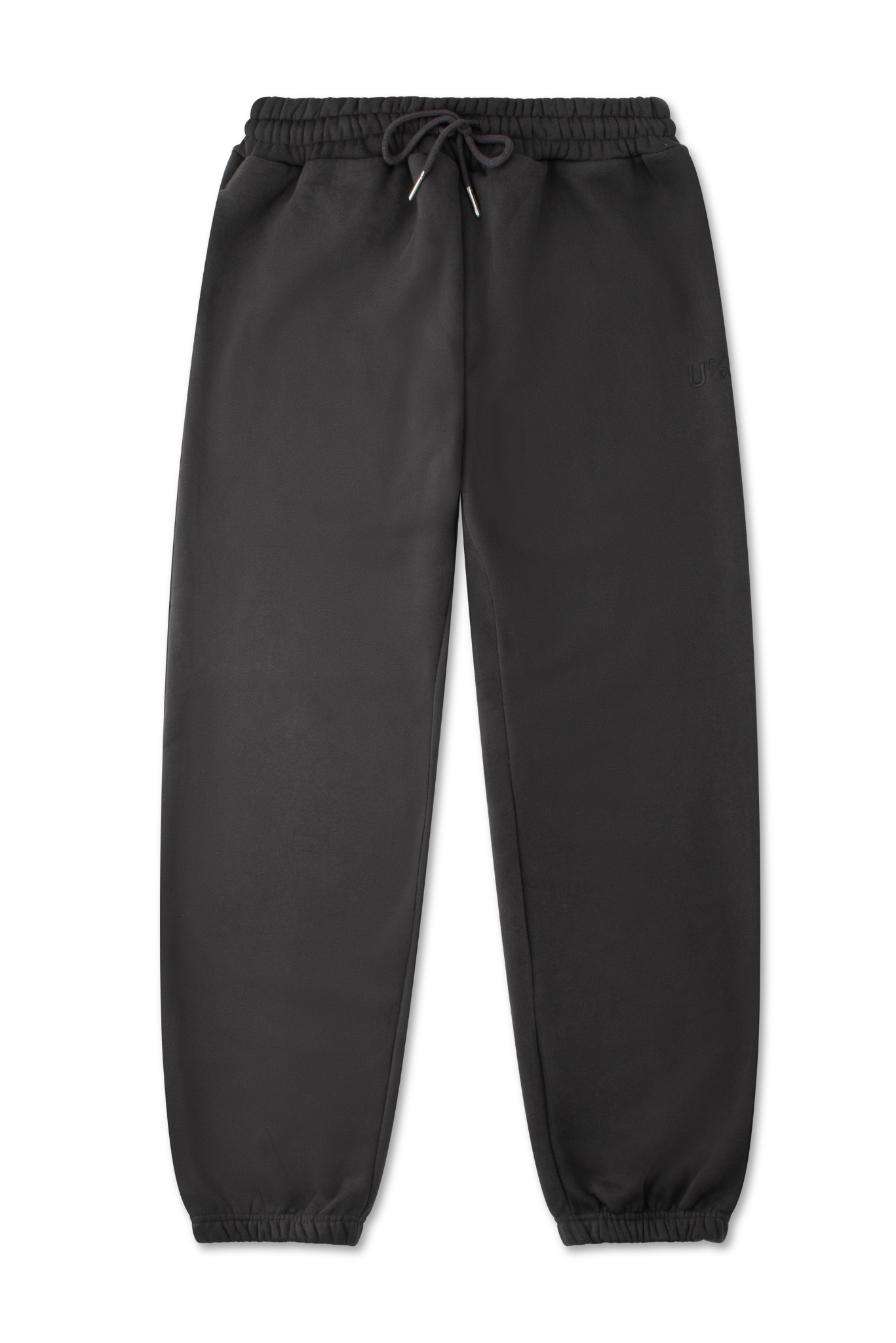 Women Track Pants Black Drawstring