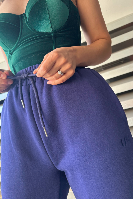 Indigo Powder Oversized Sweatpants