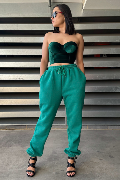 Emerald Dream Oversized Pants