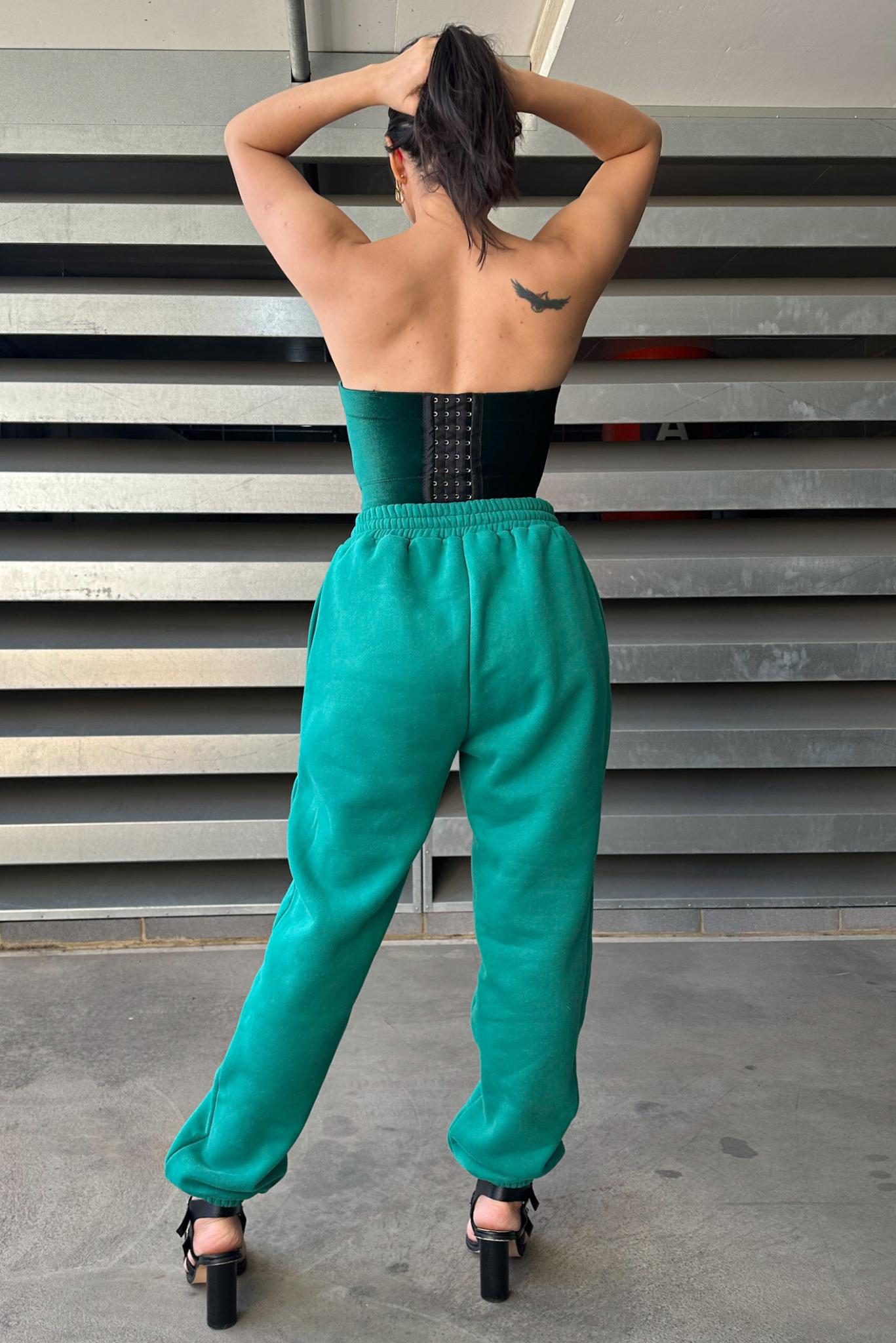 Emerald Dream Oversized Pants