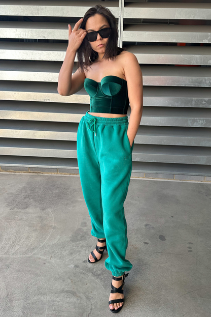 Emerald Dream Oversized Pants