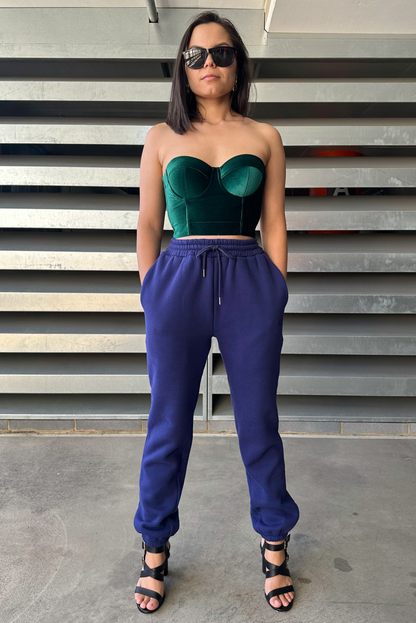 Indigo Powder Oversized Pants