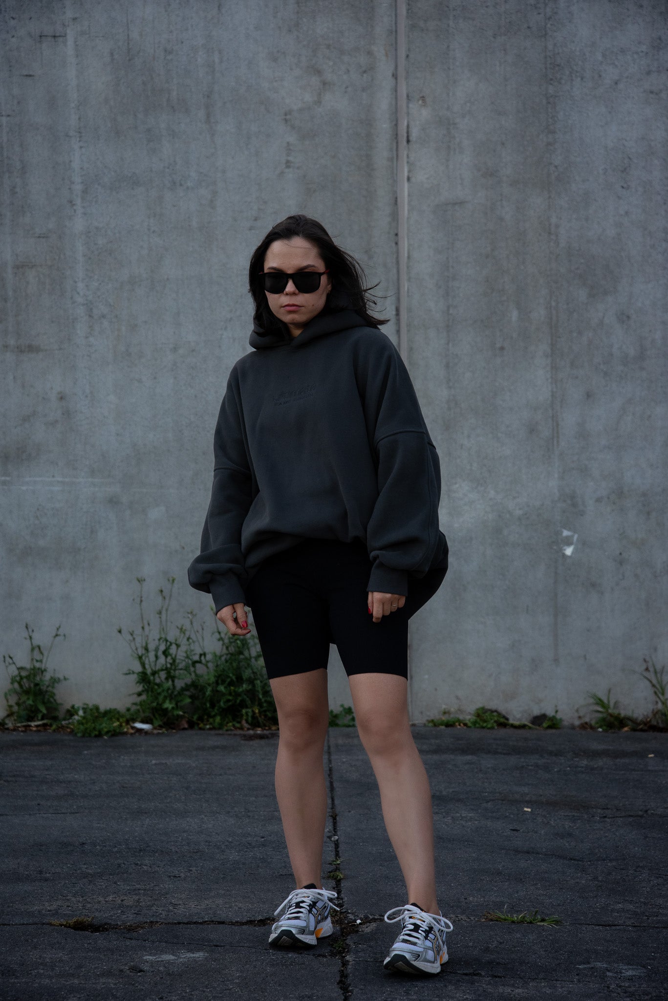 Charcoal Dust Oversized Hoodie