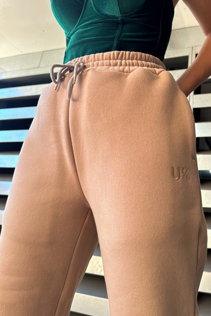 beige oversized pants